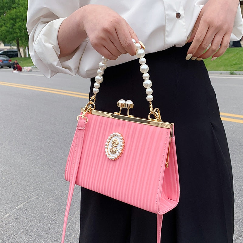 Bolsa De Casamento Com Pérolas