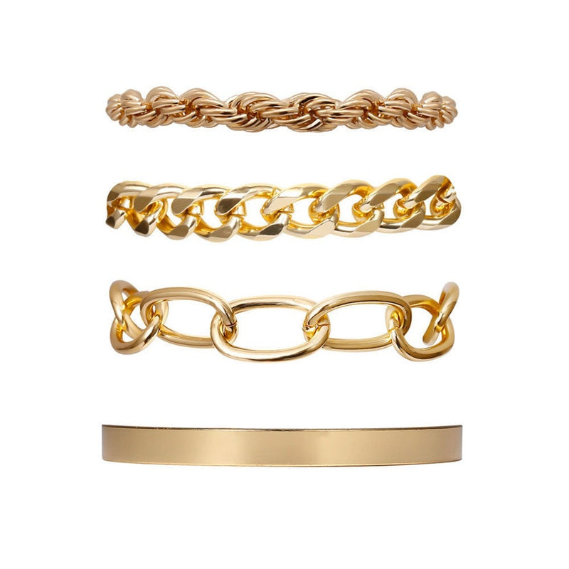 OurChic® - Conjunto de 4 Pulseiras